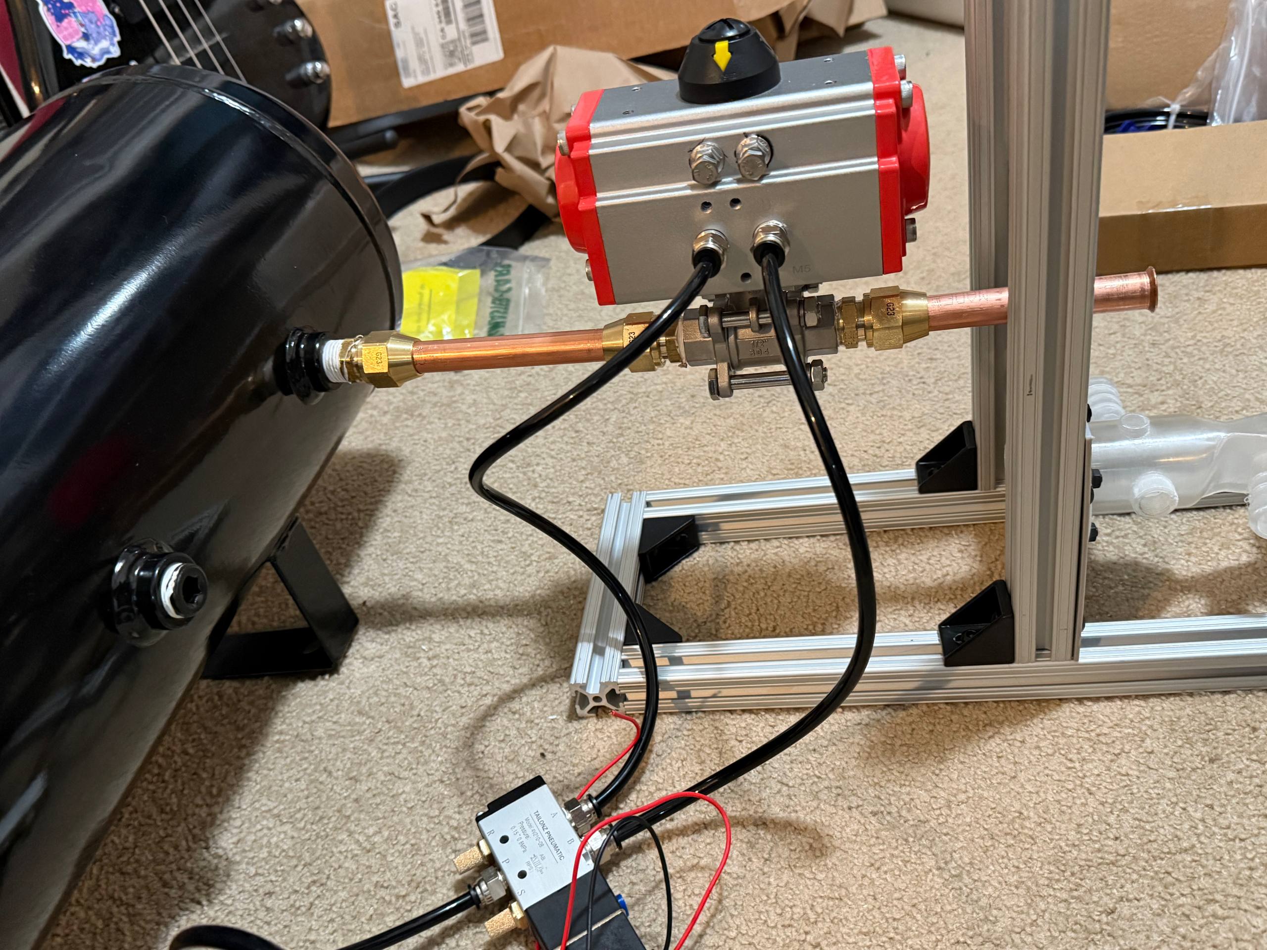 Diffuser test rig