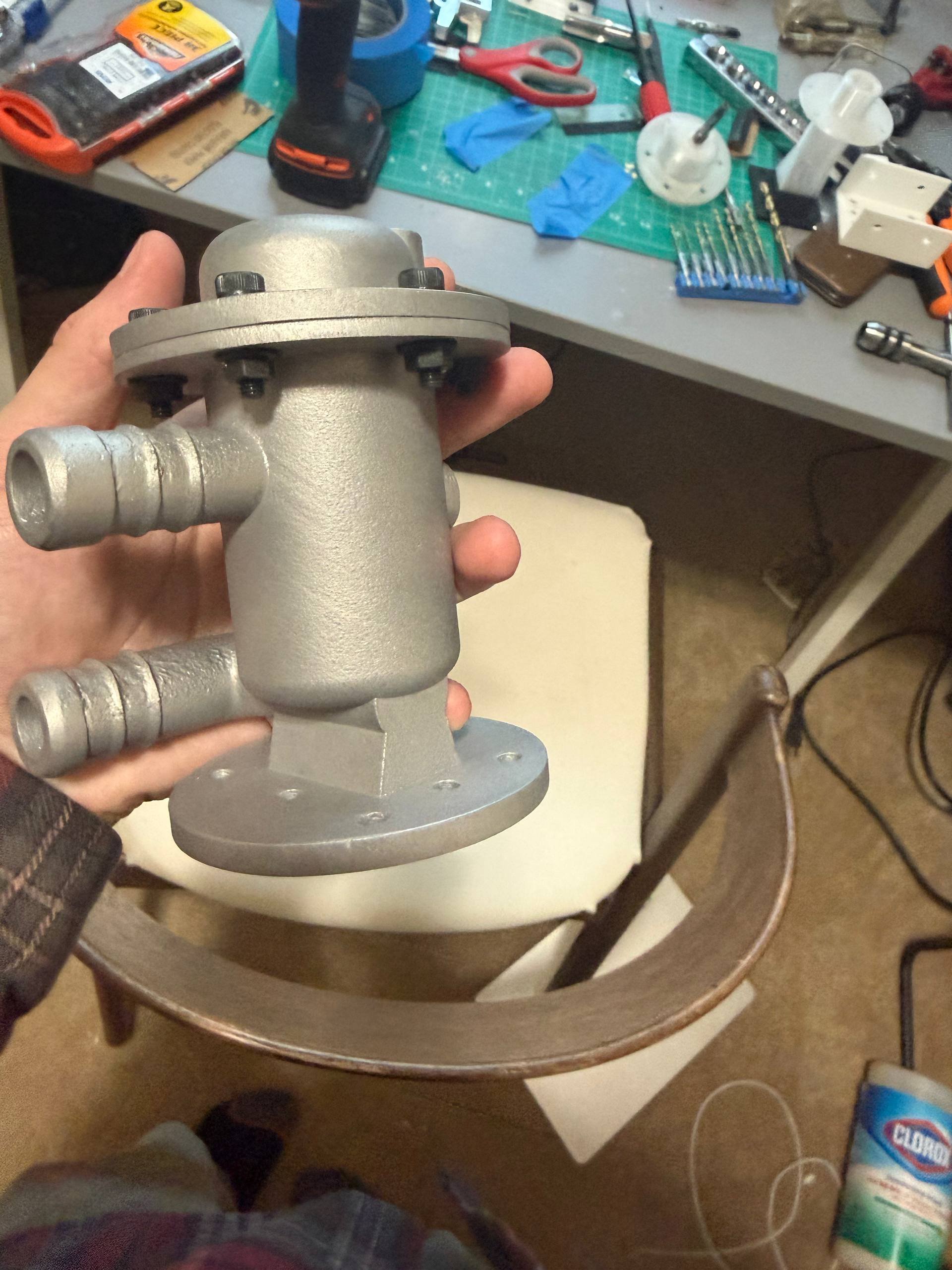 Another view of the physical gas dynamic laser build
